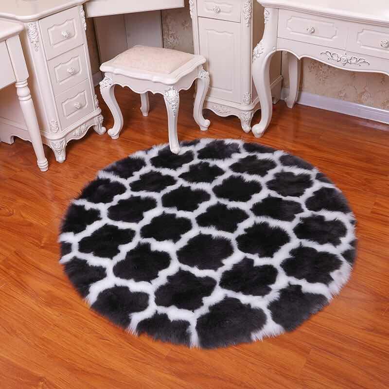 2023 New Product Manufacturers Direct Sales Anti-Wool 80.80 Round Coffee Table Mat