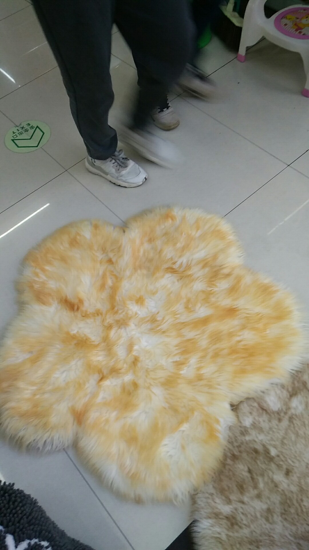 2023 New Product Manufacturers Direct Sales Anti-Wool 80.80 Round Coffee Table Mat details Picture