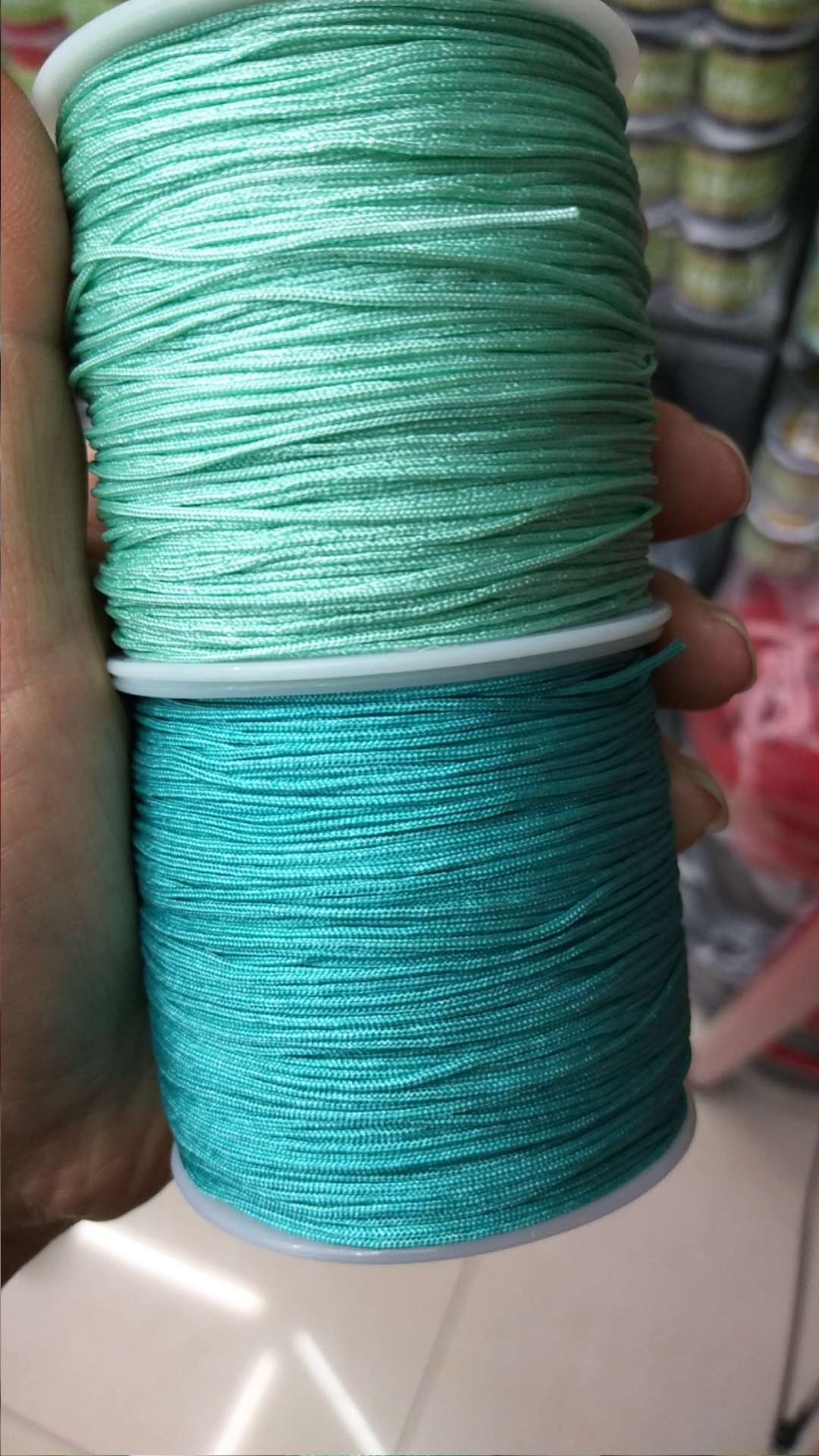 Nylon Jade Thread details Picture