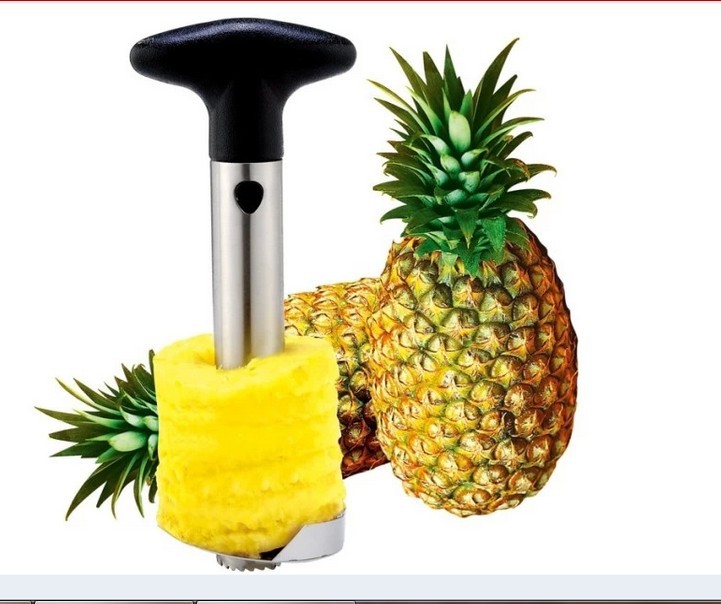 Stainless steel pineapple peeler, pineapple peeler, fruit peeler knife, kitchen small tools, core remover Specification image
