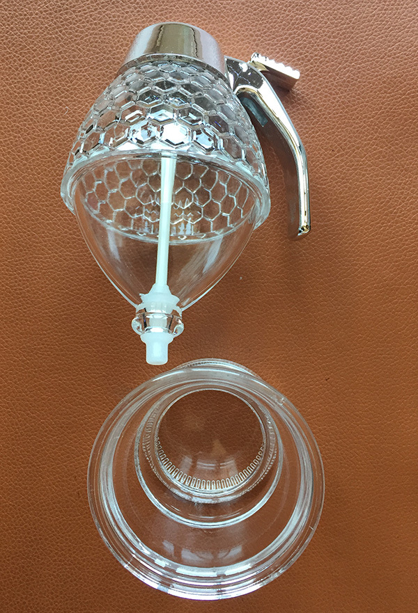 Acrylic transparent honey squeeze bottle, kitchen sauce press funnel dispenser undefined