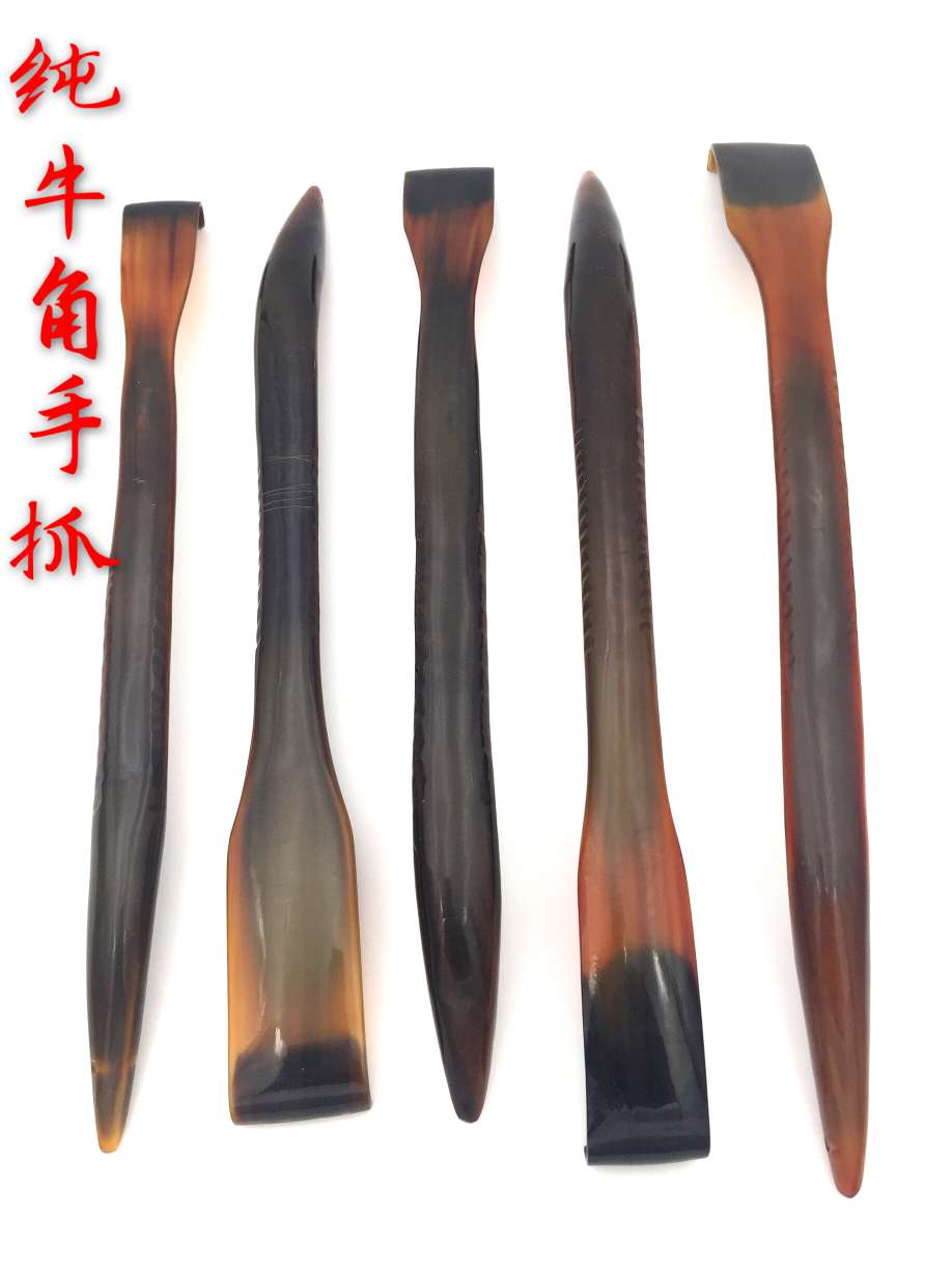 蒙藏天然牛角不求人痒痒挠 老人抓背经络按摩家用按摩锤抓痒器34-67详情2