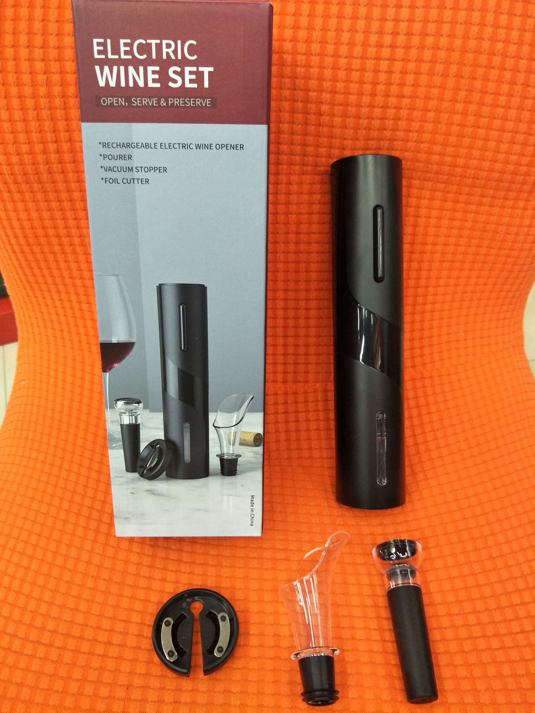 Charging Bottle Opener Set