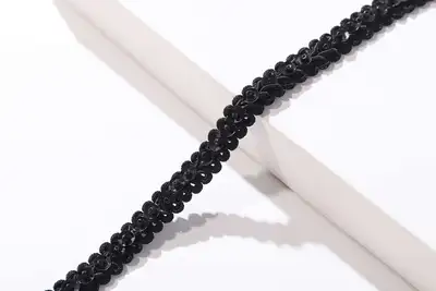 Hand Woven Ribbon Stitching Bead Lace
