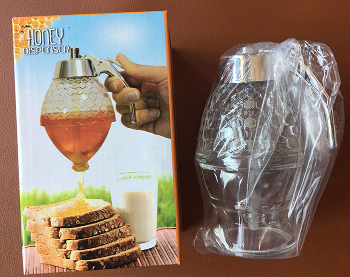 Acrylic transparent honey squeeze bottle, kitchen sauce press funnel dispenser undefined