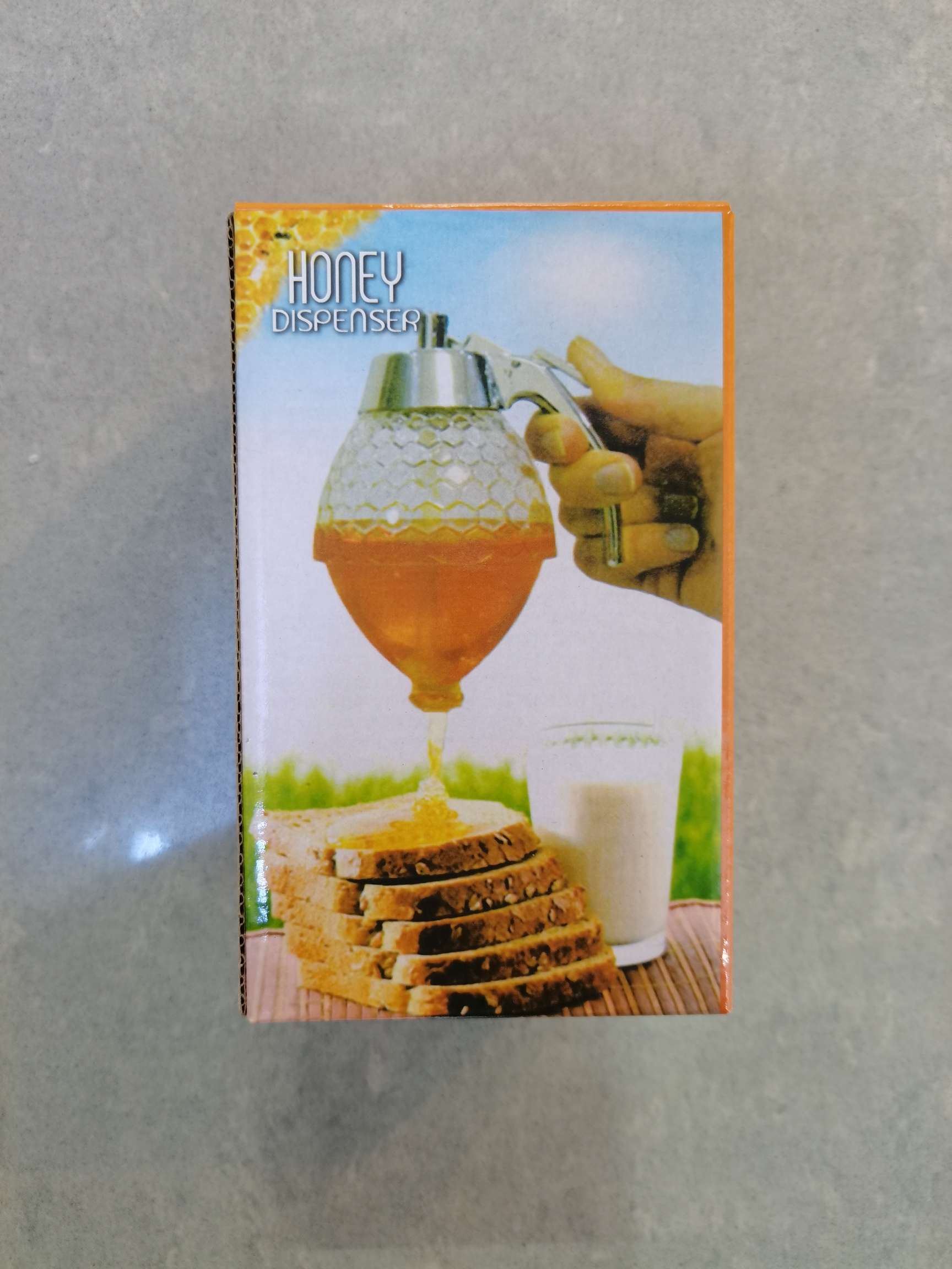 Acrylic transparent honey squeeze bottle, kitchen sauce press funnel dispenser
