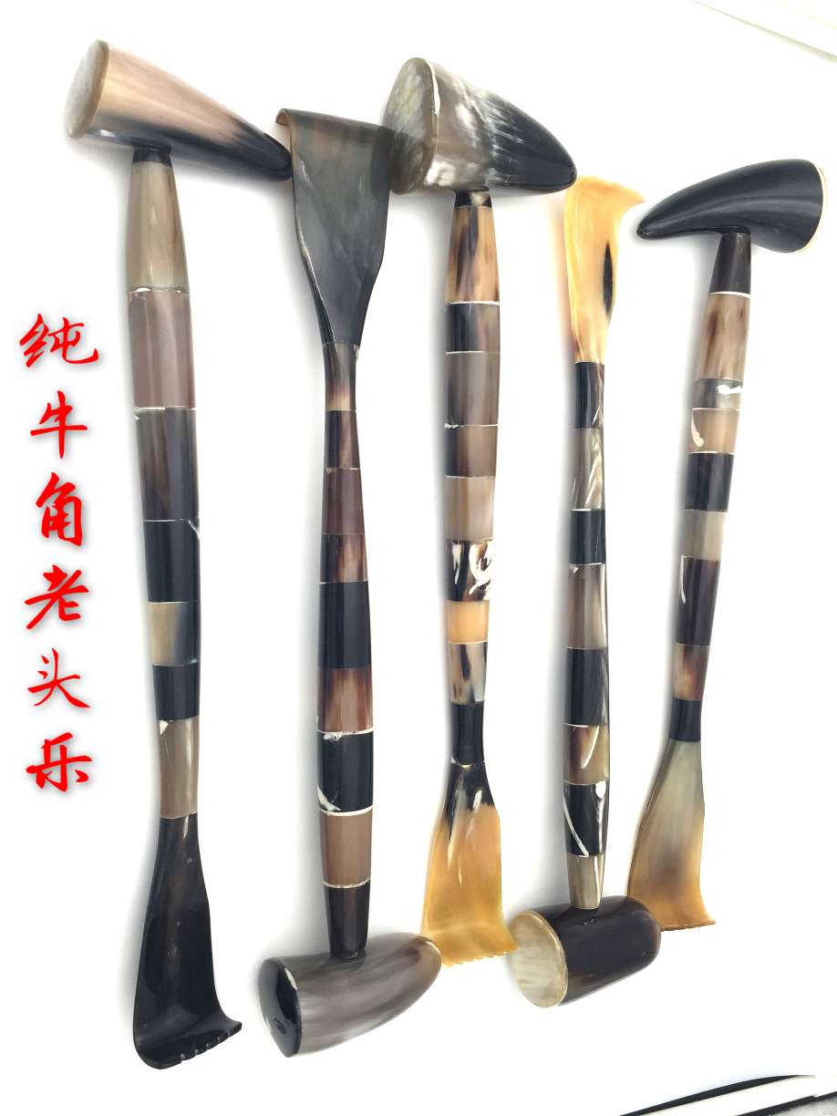 蒙藏天然牛角不求人痒痒挠 老人抓背经络按摩家用按摩锤抓痒器34-67详情4