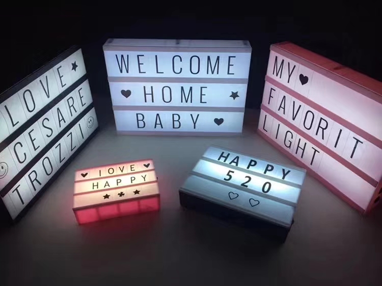 L letter light box ED light box A4 light
