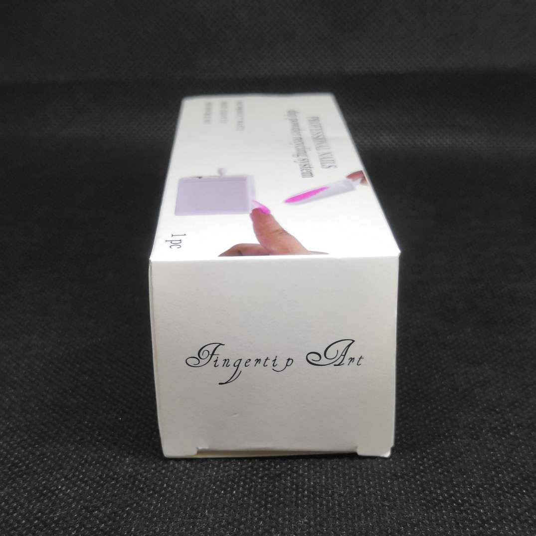 Nail art tools, nail polish glitter color separation and recycling box, portable soaking powder recycling box undefined