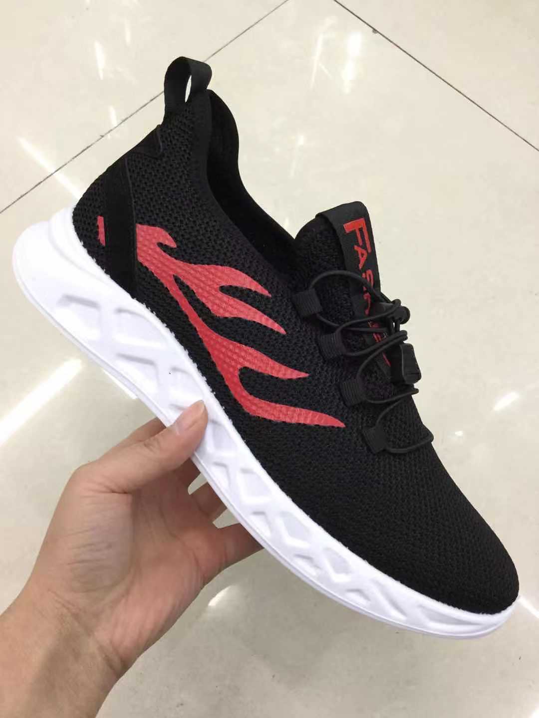 Men's Fashion Sneakers New Fashion Red And Black