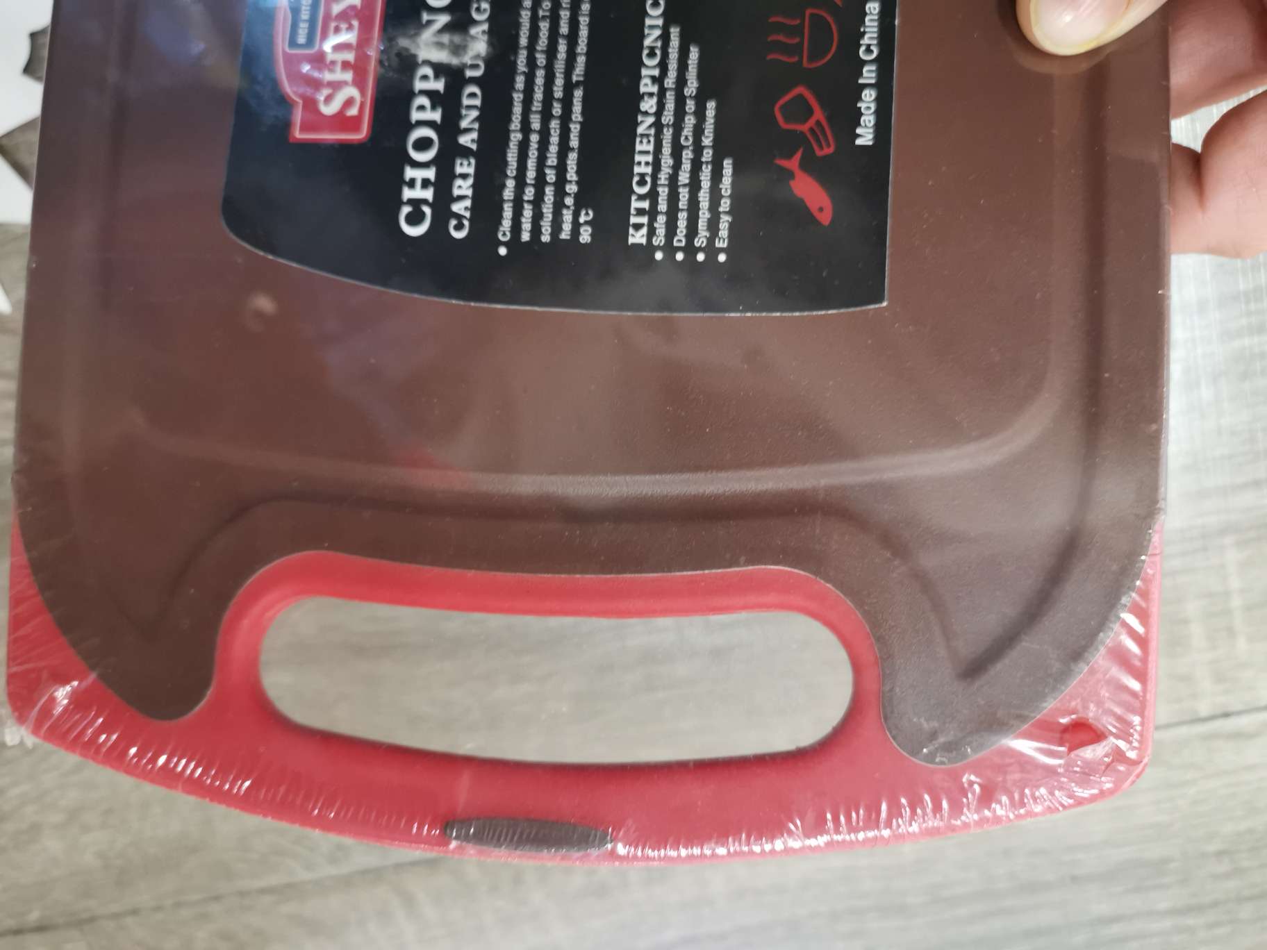 Anti-slip plastic cutting board Specification image