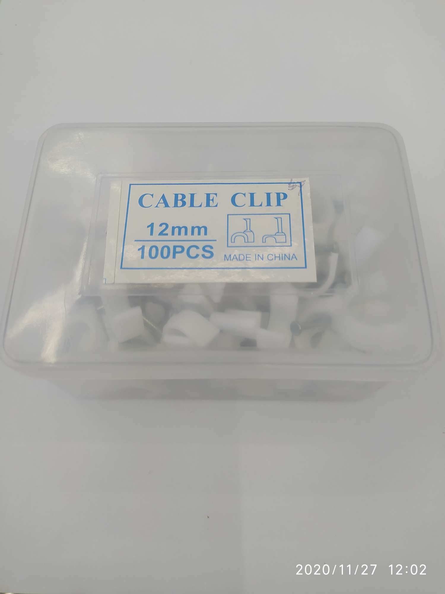 12mm plastic cable clip thumbnail