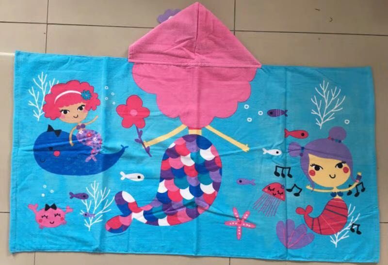 Children's pure cotton printed cape undefined