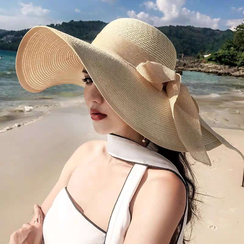 A Straw Hat With A Large Brim