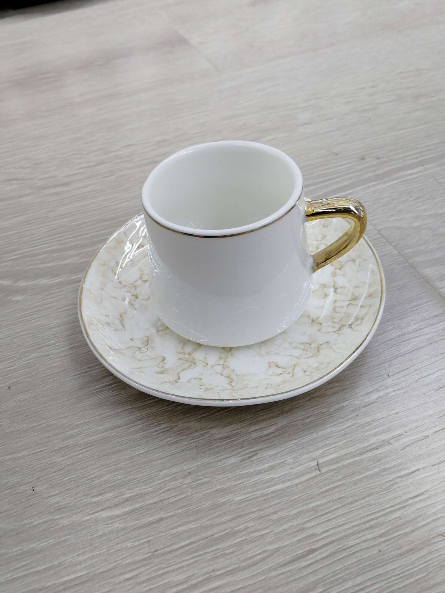 丽玫陶瓷咖啡六杯碟奢华下午茶圆形经典款式新款礼盒包装0010图