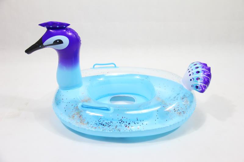 Rainbow Rain Children sequin animal boat Peacock boat
