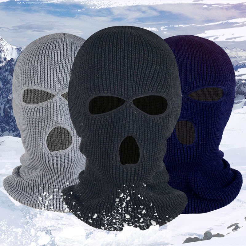 csgo反恐精英头套 冬季保暖巴拉克拉法帽 针织摩托车面罩骑行头罩详情图1