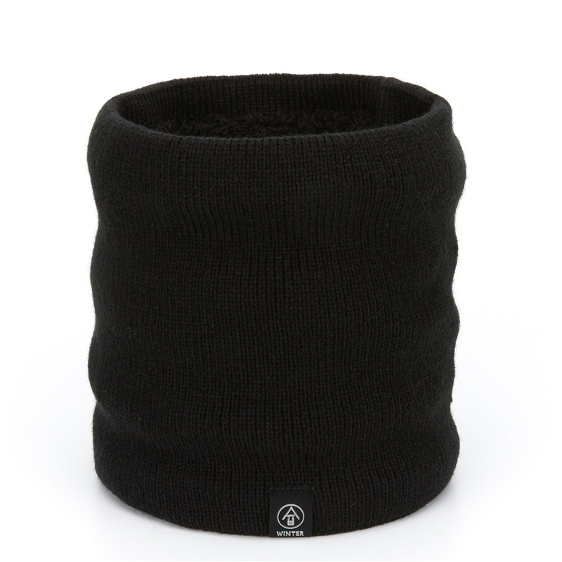 Wholesale and customization of Korean-style autumn and winter fleece and thickened scarves, fashionable and versatile woolen knitted scarves with fleece warmth detail image 13