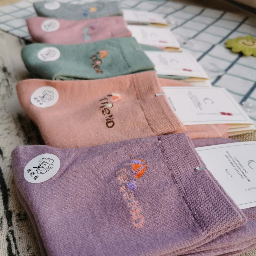 涤棉地摊袜子 户外休闲女祙 跑量款商务袜子 外贸女袜详情图9