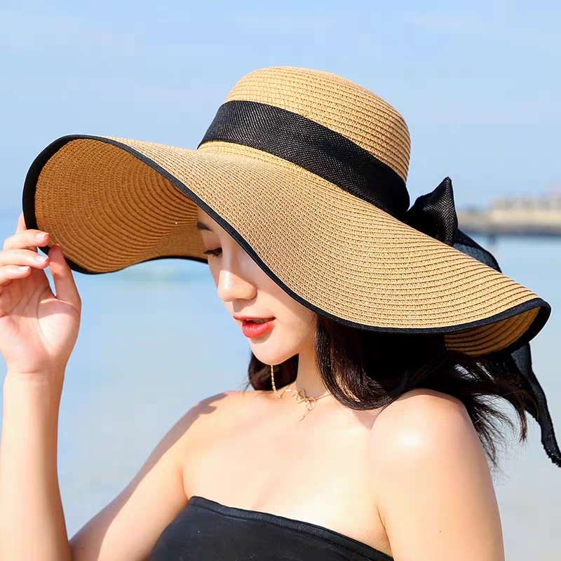A Straw Hat With A Large Brim details Picture