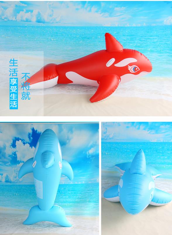 Hongyu Factory Direct sales inflatable swimming Big Black whale mount details Picture