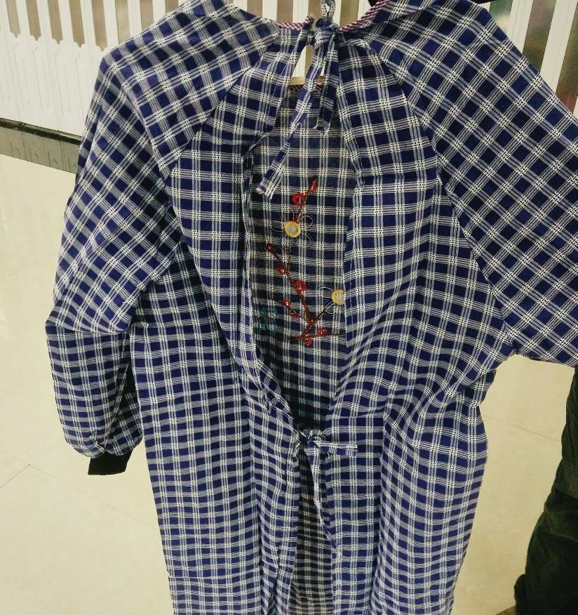 厂家直销 搬货外套工作服男耐磨防脏衣女长款大码罩衣外套宽松大褂外穿干活衣服 承接各种各样订单客户 180 6994 10详情图6