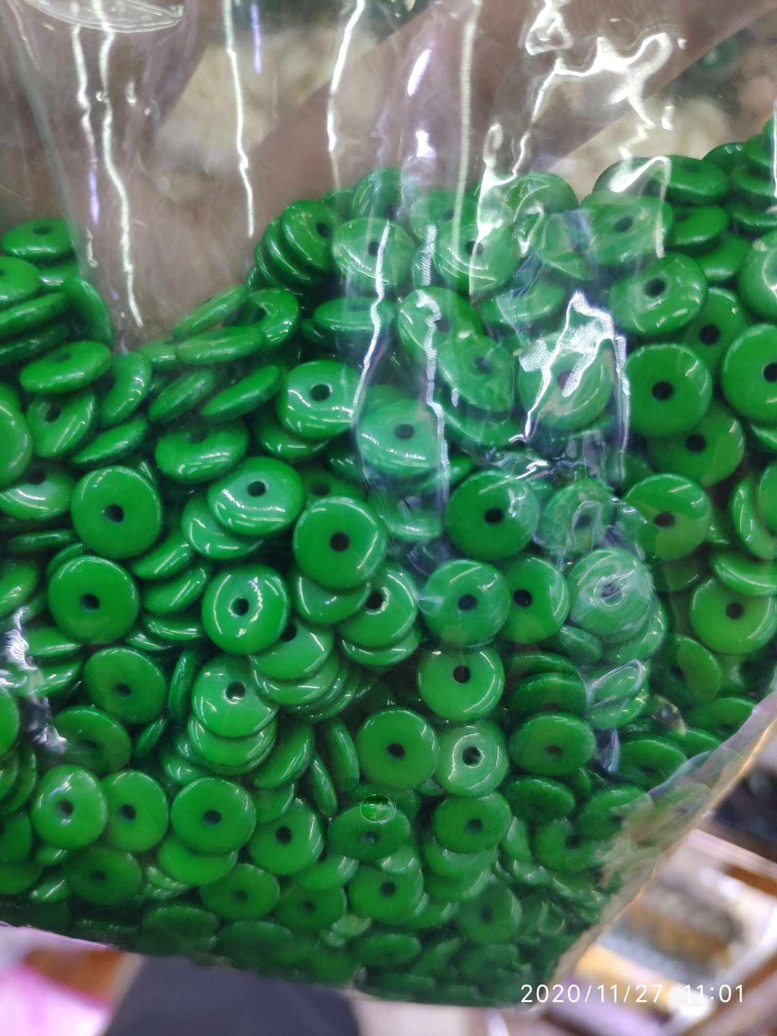 8 x 2 pieces of green