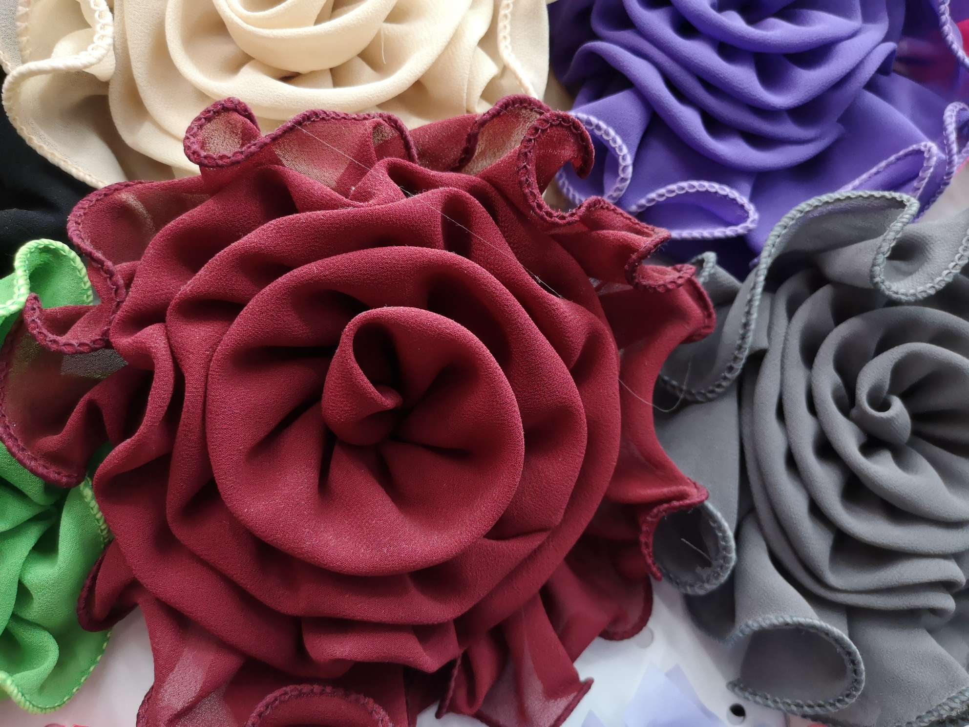 Chiffon Flower details Picture