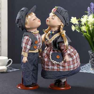 陶瓷娃娃2可爱家具卧室装饰摆件可装扮晓婷工艺