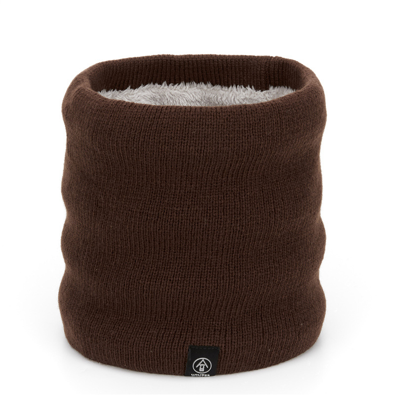 Wholesale and customization of Korean-style autumn and winter fleece and thickened scarves, fashionable and versatile woolen knitted scarves with fleece warmth detail image 10