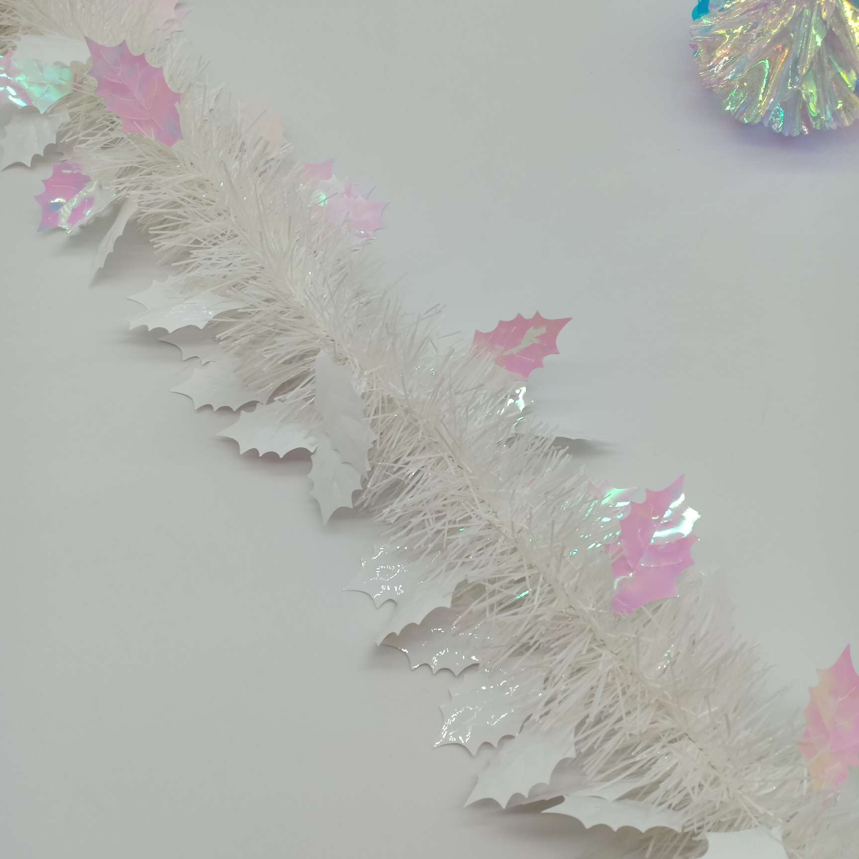 Factory direct sales of Christmas color strips, Christmas decorations, party decoration supplies, wholesale of color strips for foreign trade details Picture