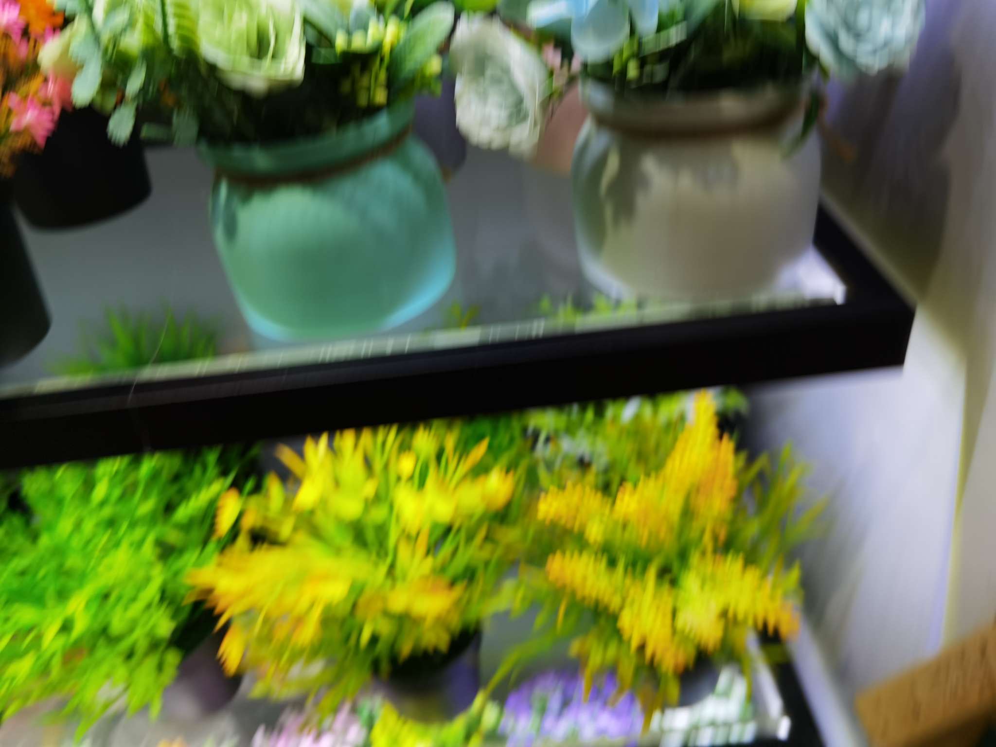 Artificial plant small potted plants, Nordic living room artificial flower decoration potted plants, dining table and coffee table artificial flower ornaments details Picture