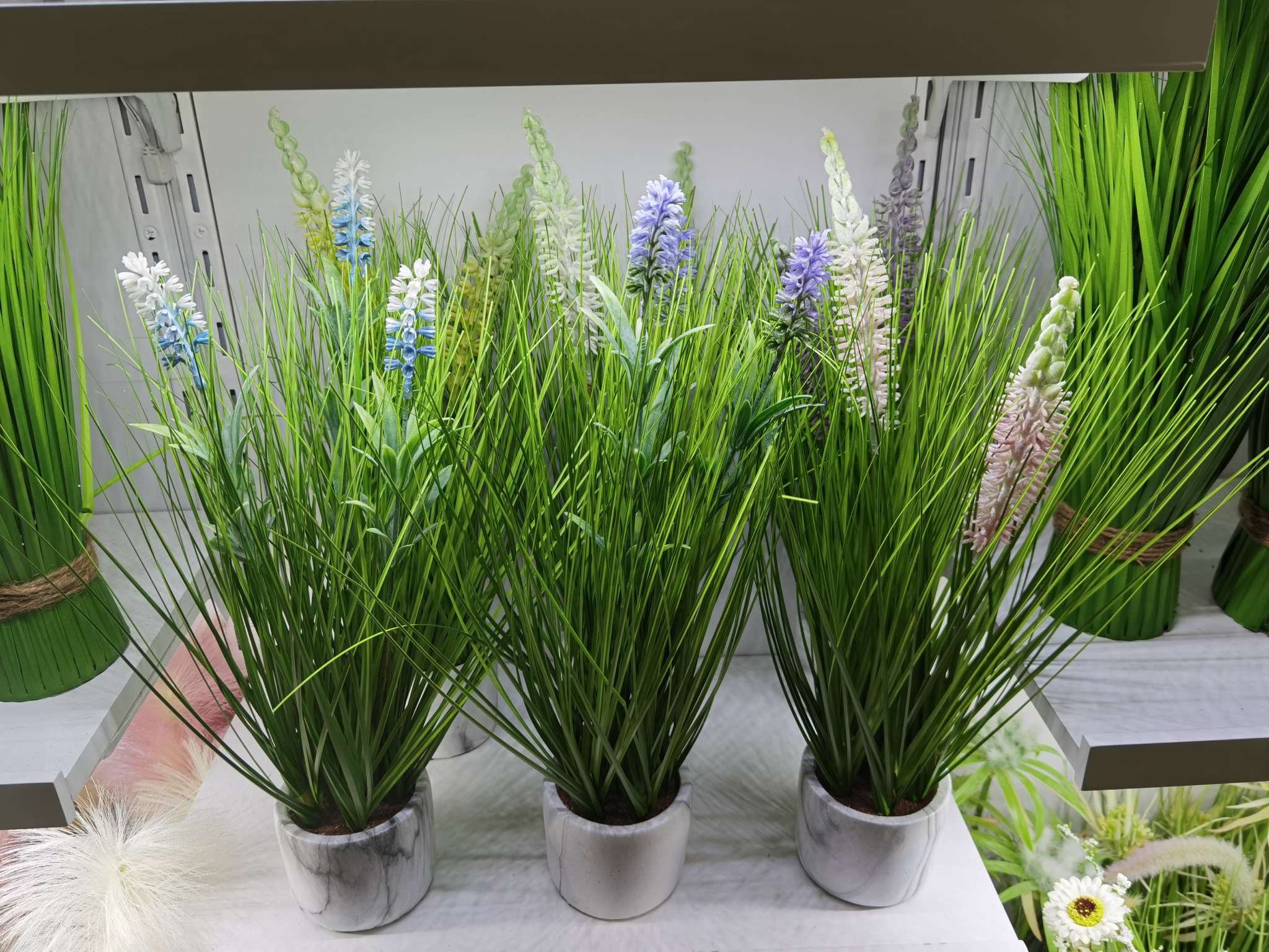 Artificial plant small potted plants, Nordic living room artificial flower decoration potted plants, dining table and coffee table artificial flower arrangement