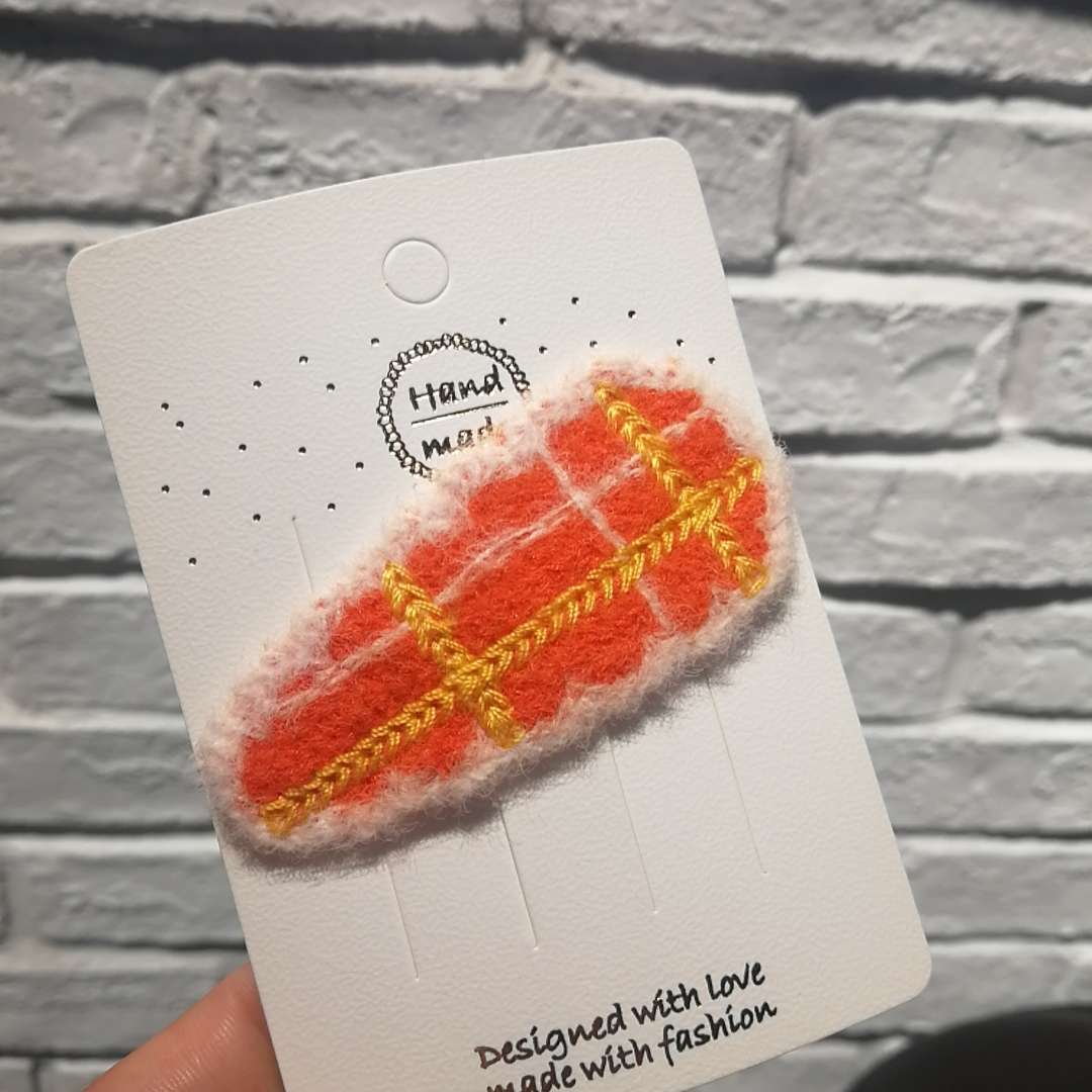 Felt hair accessory, hair clip bottom clip, children's BB clip undefined