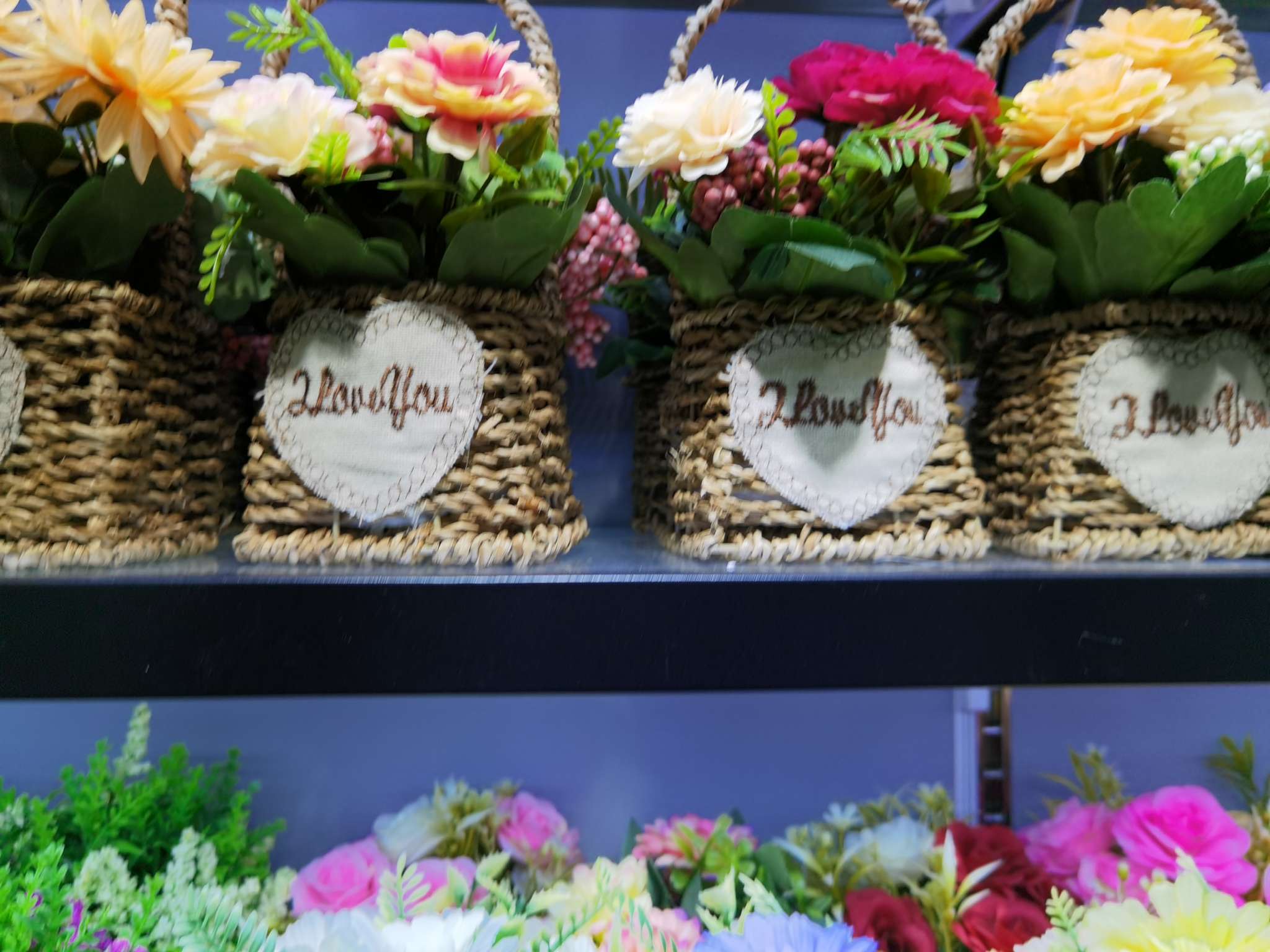 Artificial small potted plants, Nordic living room, artificial flower decoration, bonsai, dining table, coffee table, artificial flower ornaments, green plant decorations detail image 1