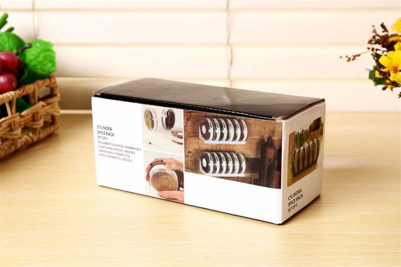 Six-piece set of rotating seasoning box, wheel-shaped seasoning jar, six-in-one Application Scenario