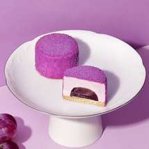 款雪绒芝士蛋糕零食葡萄蛋糕网红甜品糕点