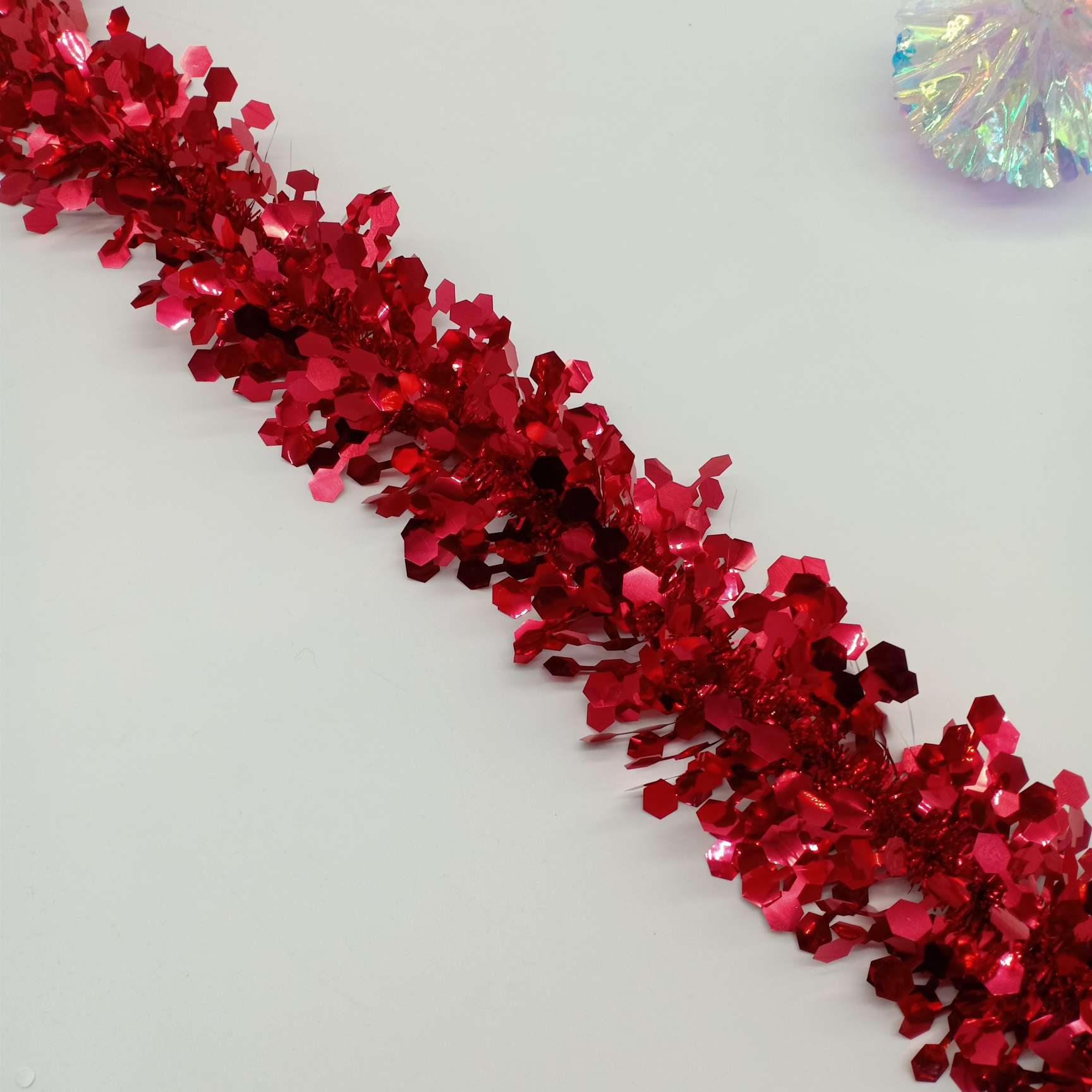Factory direct sales of Christmas decorative background walls, party festival Christmas color strips, wholesale for foreign trade detail image 1