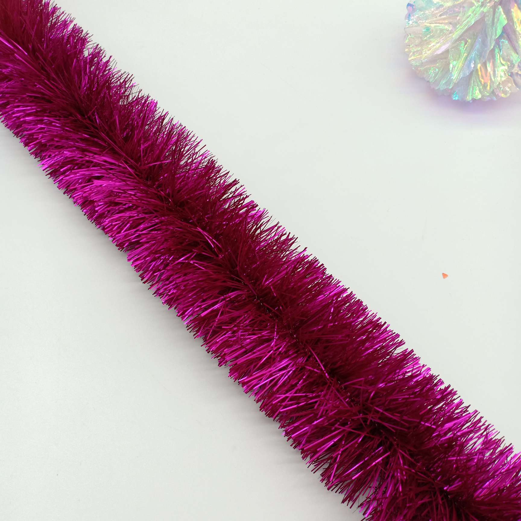 Factory direct sales of Christmas decorations, festival color strips, wool strips, party decoration supplies, wholesale for foreign trade Item Picture