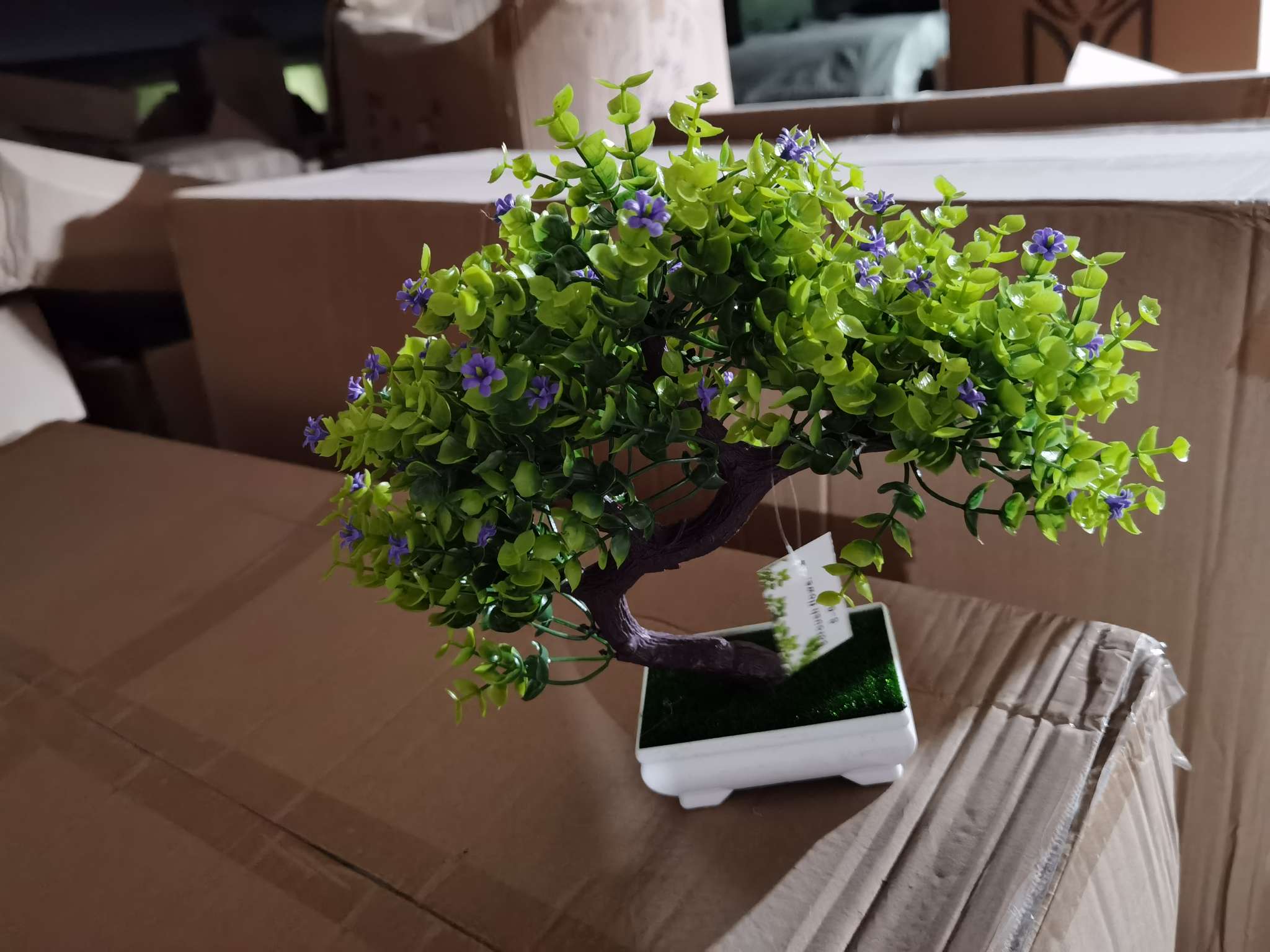 Artificial plant small potted plants, Nordic living room artificial flower bonsai, dining table, coffee table, artificial flower ornaments, green plant decorations detail image 1