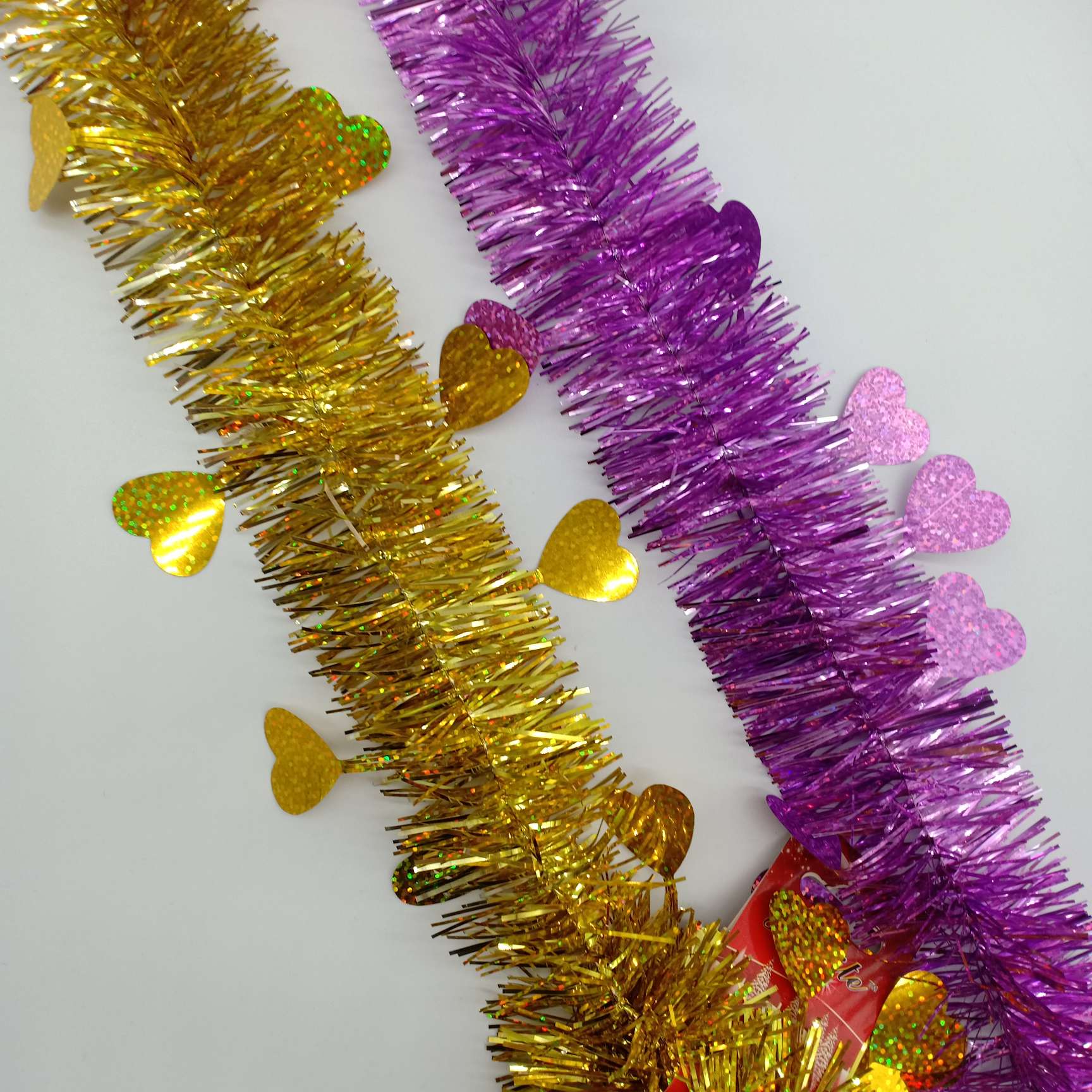 Factory direct sales of Christmas decorations, festival color strips, Christmas decorations, festival party background arrangements, wholesale for foreign trade