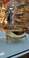 鸟巢型镀金色铁艺玻璃底托盘 欧式托盘镜子托盘餐具 家用创意日式餐盘北欧茶具套餐水果盘35图
