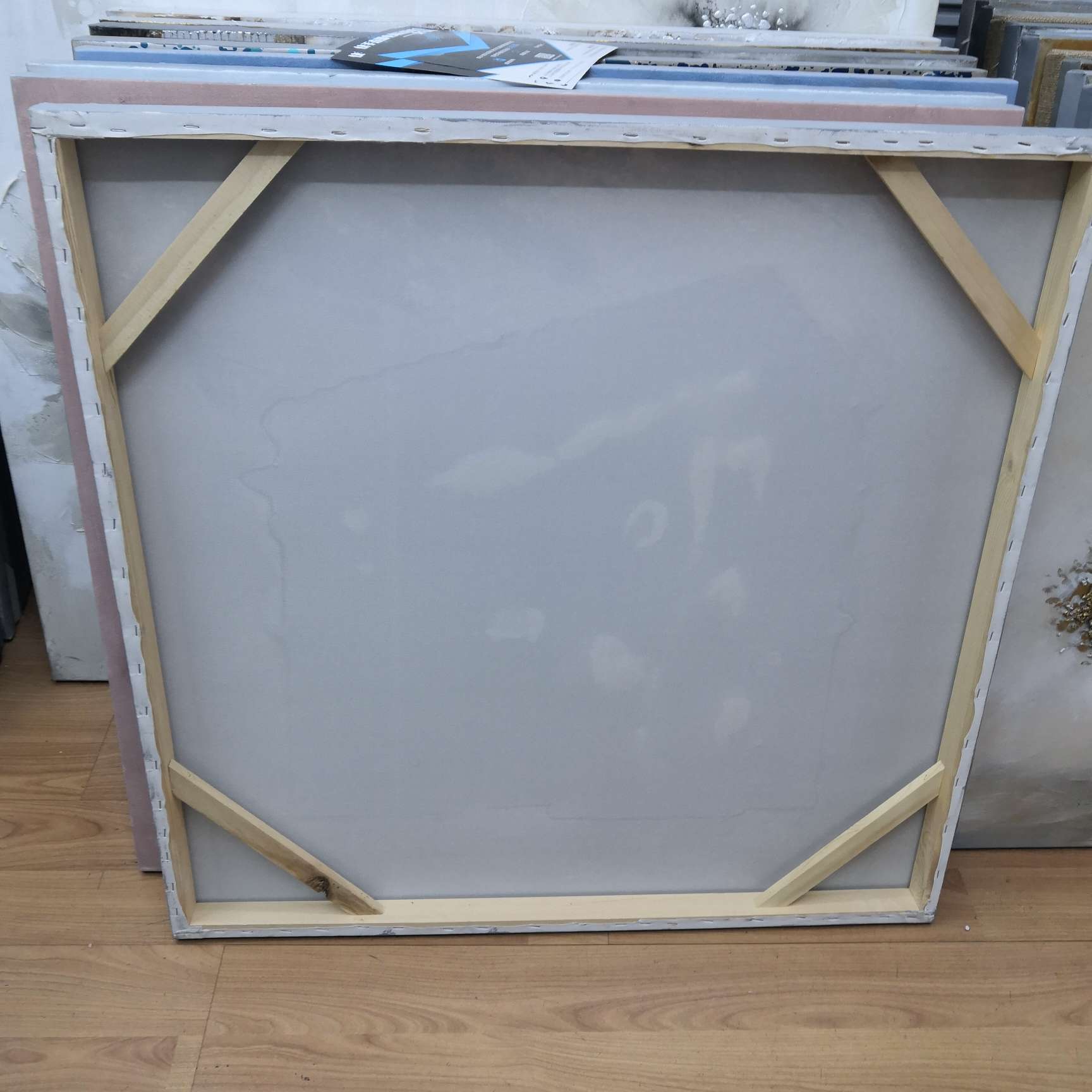 Modern Simple Living Room Decorative Painting Hand-Made Three-Dimensional Oil Painting Horse Sofa Background Wall Hanging Painting Advanced Sense Atmosphere Combination Painting details Picture