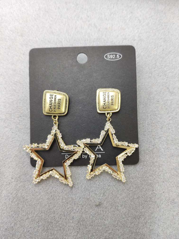 South Korean version of the east gate with the stars with the stars with diamond ladies with sterling silver 925 thumbnail
