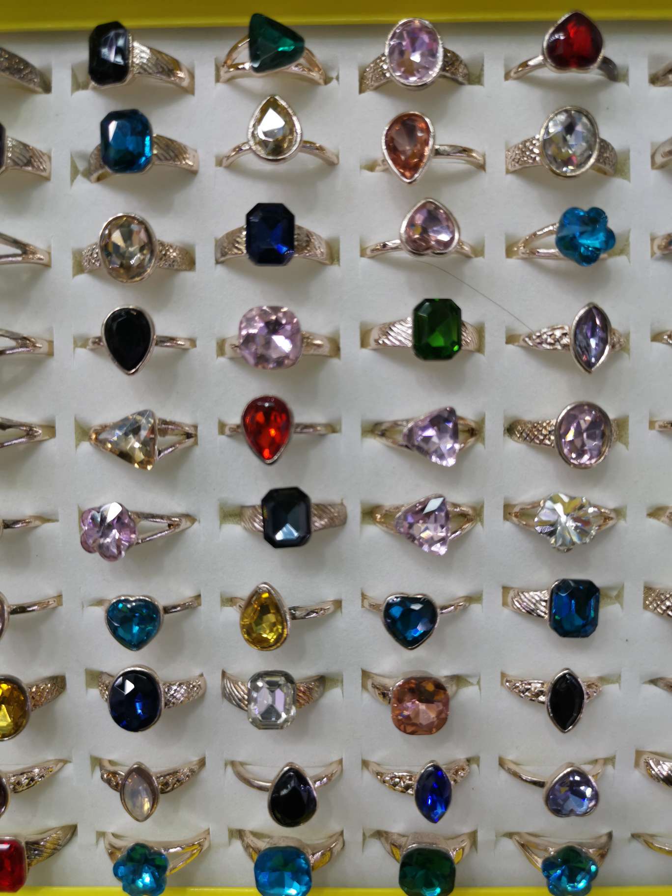 Crystal ring, crystal alloy ring