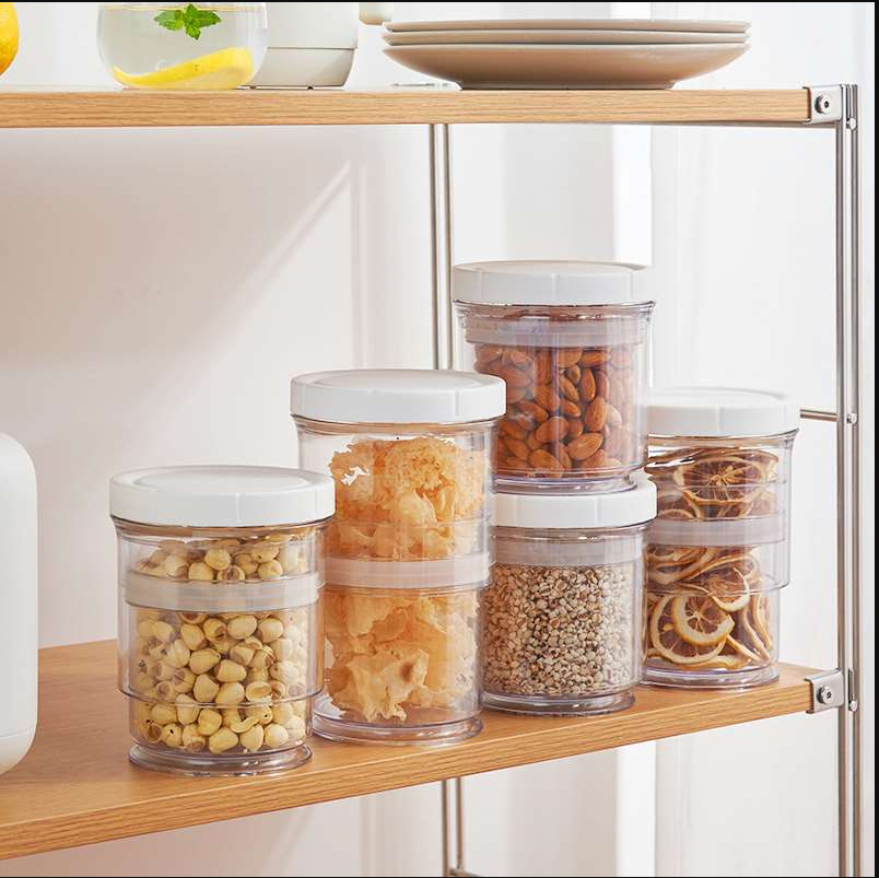 Nuevo arriendo tanque hermético retráctil aspirador de alimentos retractable crier box tanque de almacenamiento redondo prensado Application Scenario