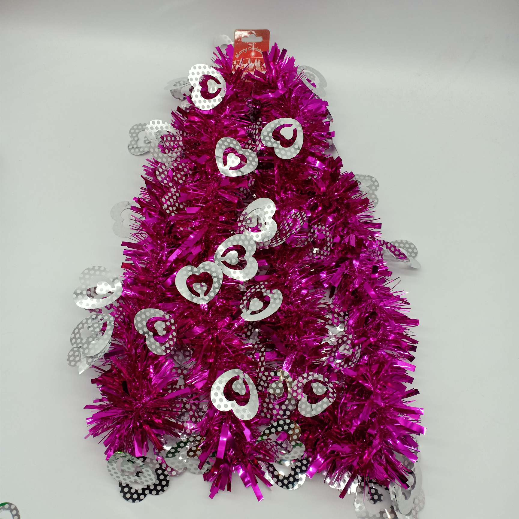 Factory direct sales of festival color strips, Christmas assembly, festival venue decoration, Christmas decorative color strips Item Picture