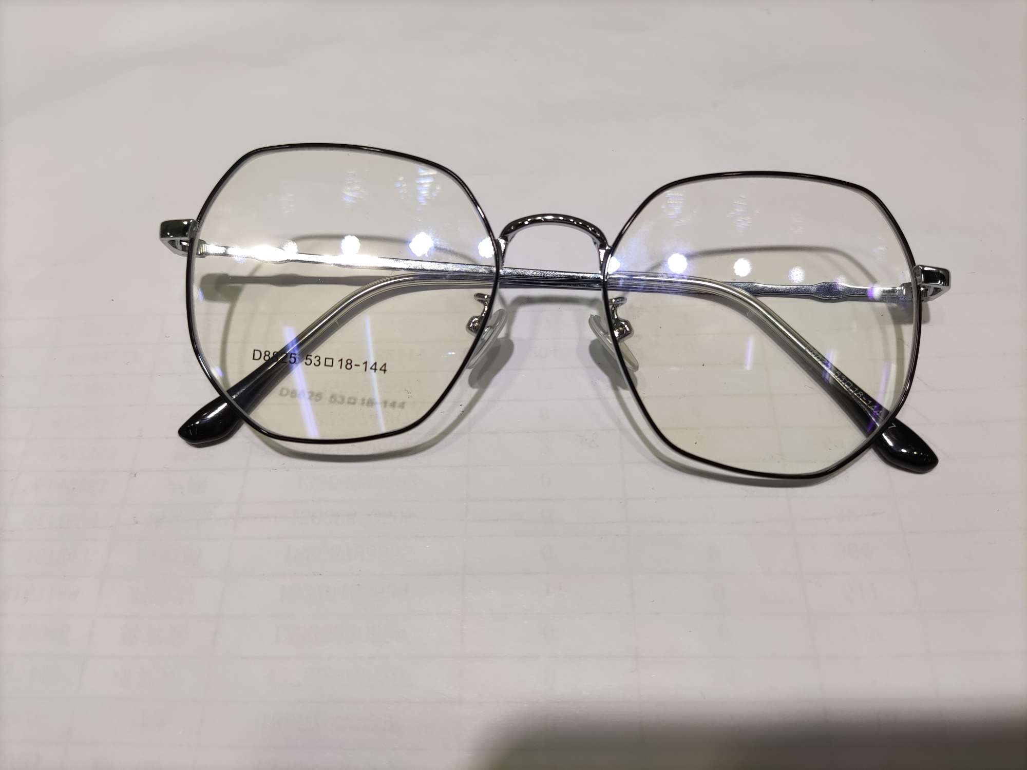 学生近视眼镜近视镜金属架眼镜架度数可配立等可取多边形眼镜细框