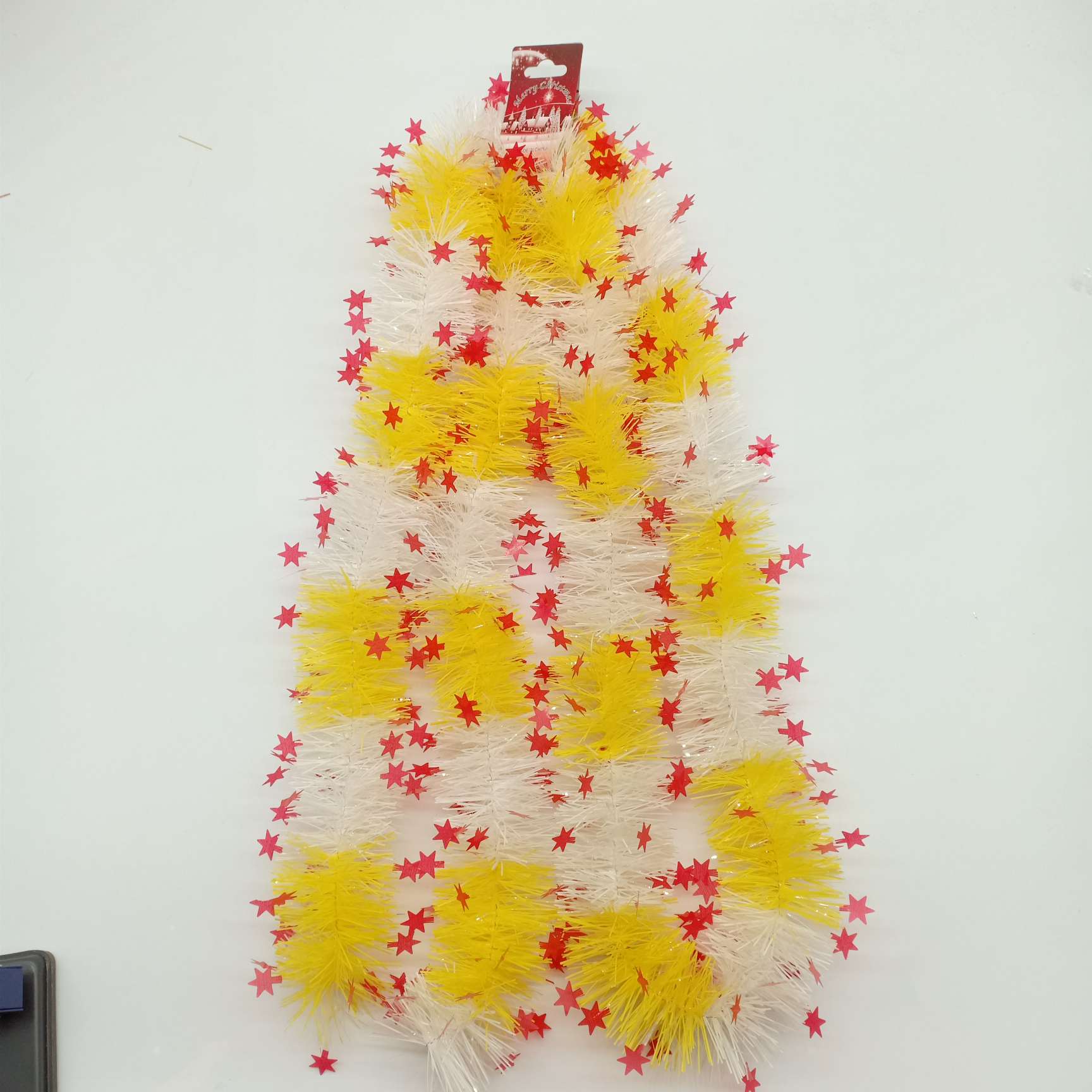 厂家直销圣诞装饰彩条定做尺寸节日装饰用品派对背景装饰详情图7