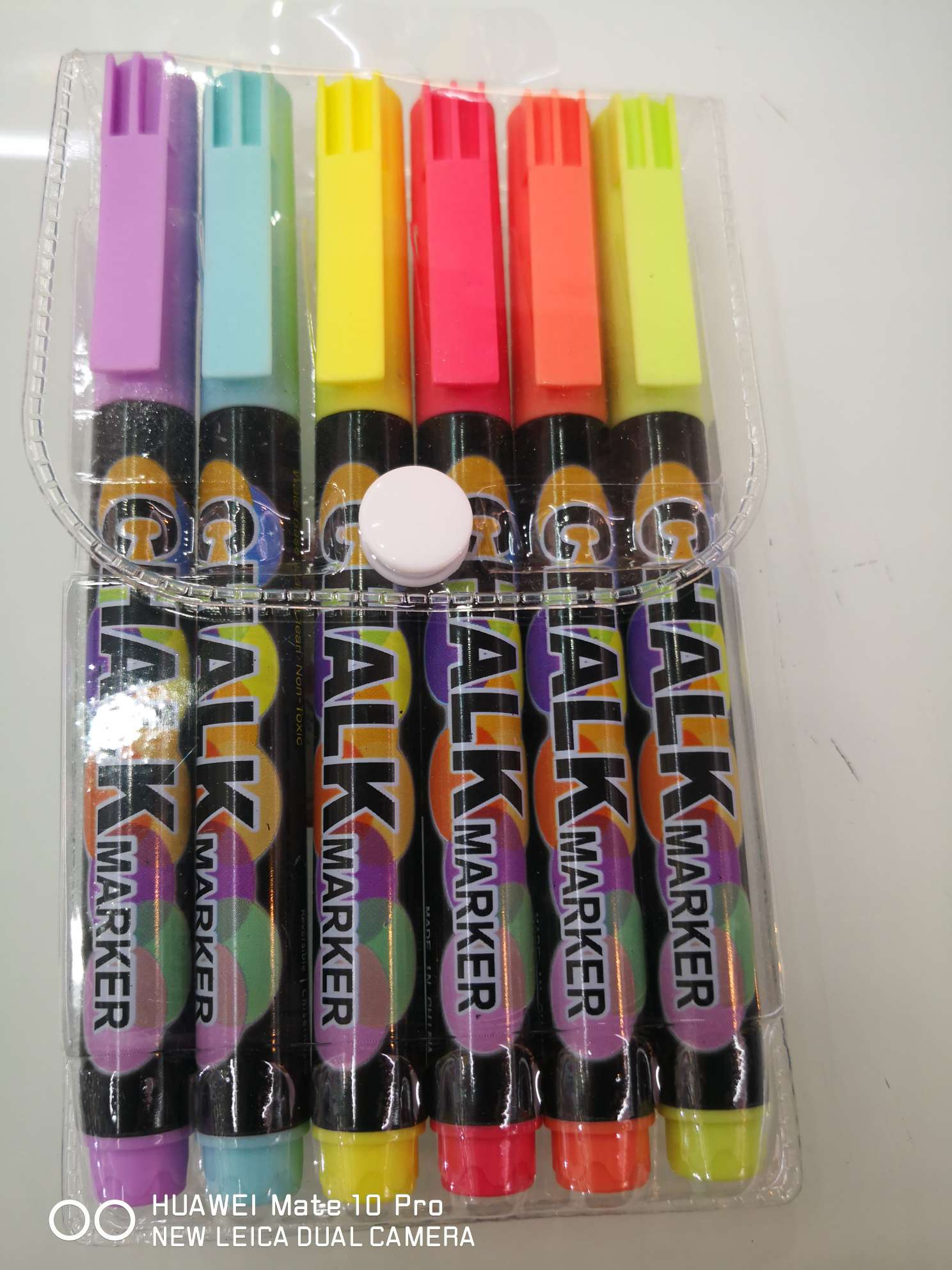 Light board pen 606-6 color Korean version style Application Scenario